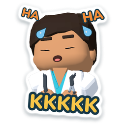 Figurinha: rindo